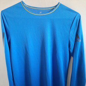 Adidas Climacool Long Sleeve Blue Large Top Men's